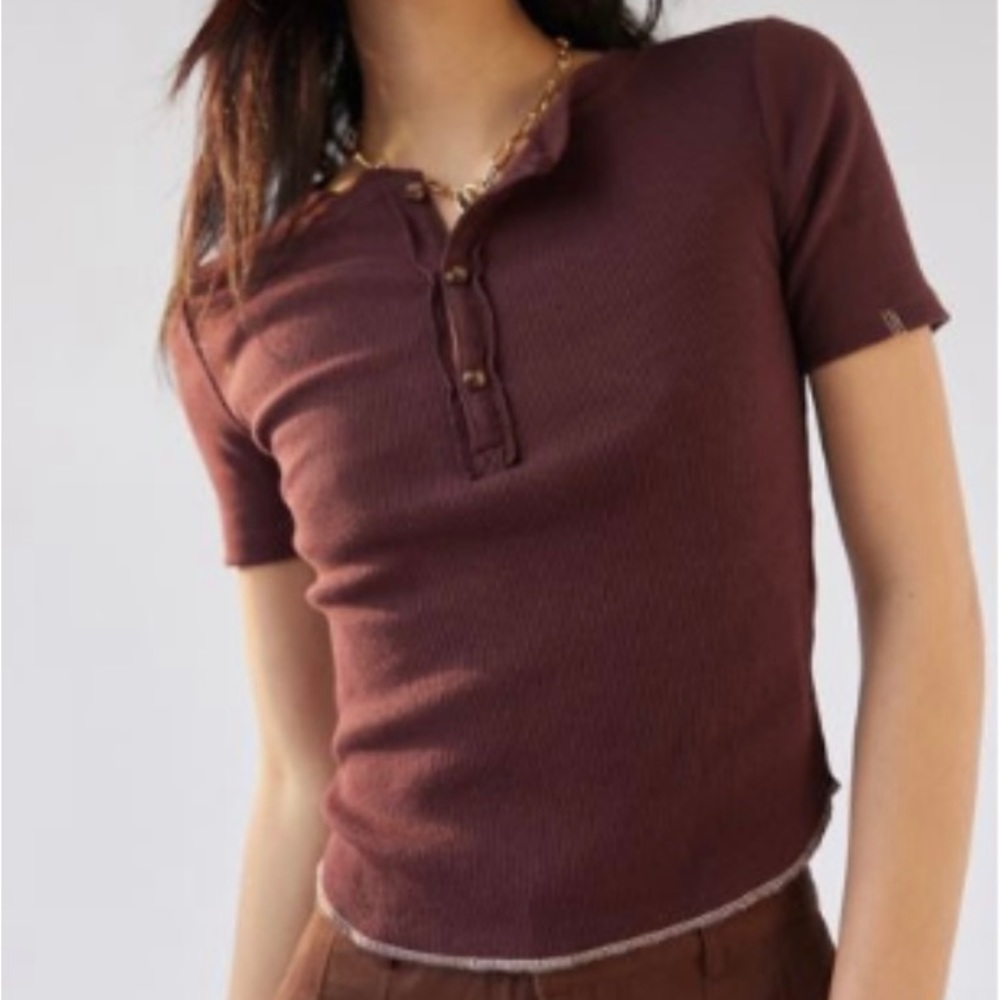 Urban outfitters 
BDG Harvey Henley Tee